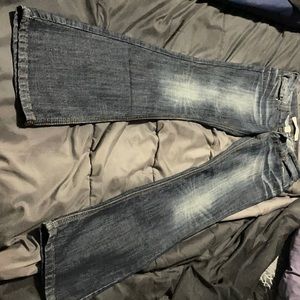 Charlotte Russe size 8 skinny boot cut jeans